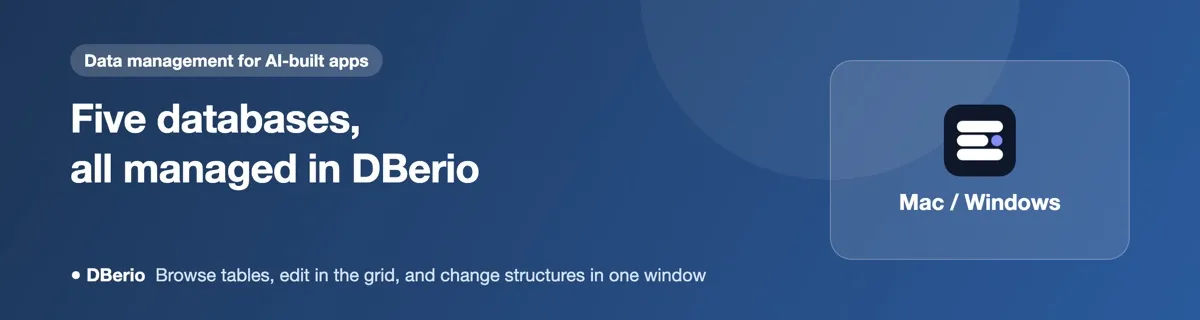 DBerio download banner